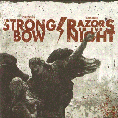 Strongbow/Razors In The Night - split EP (Blue Black Splatter) - Kliknutm na obrzek zavete
